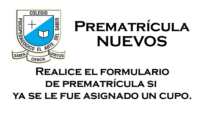 escudo colegio y frase prematrícula nuevos